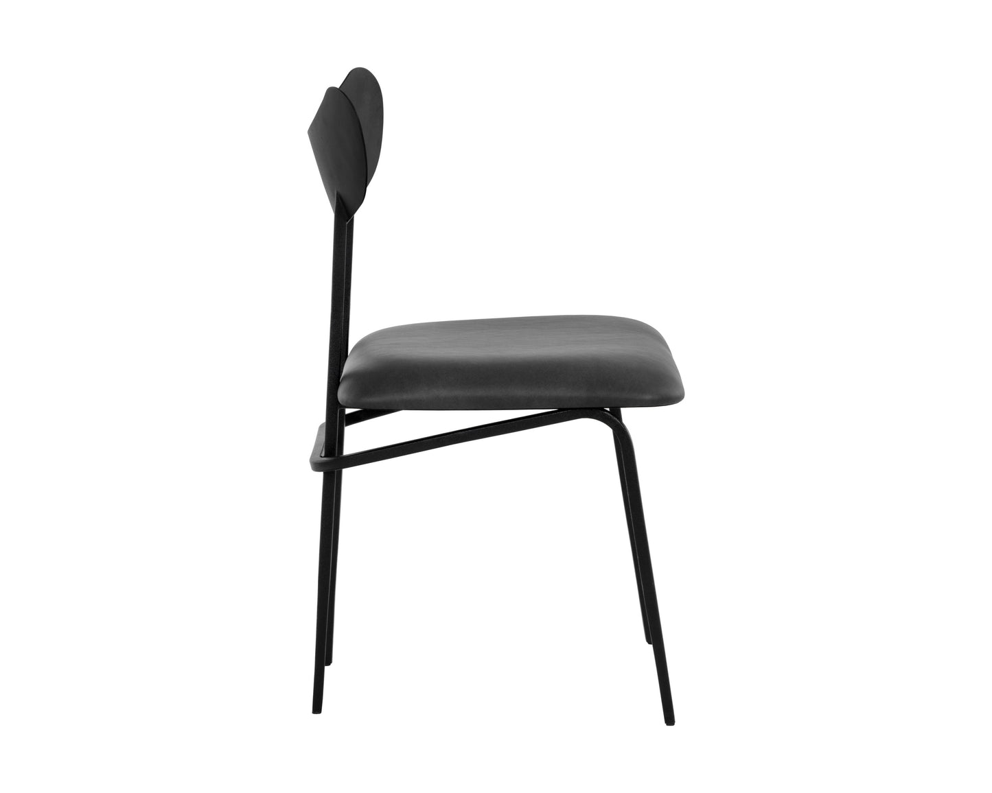 NAHLA GIBBONS DINING CHAIR - BLACK - BRAVO PORTABELLA