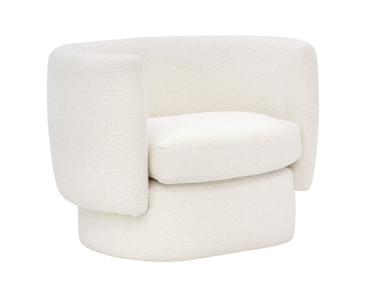 NAHLA VALENCE ARMCHAIR - MAYA WHITE