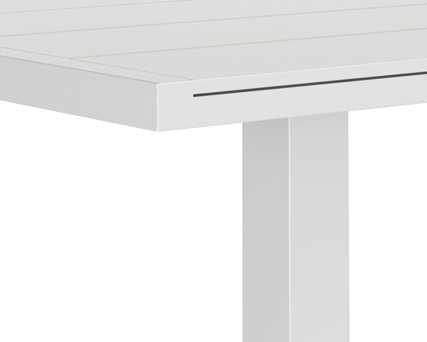 NAHLA MERANO BAR TABLE - WHITE