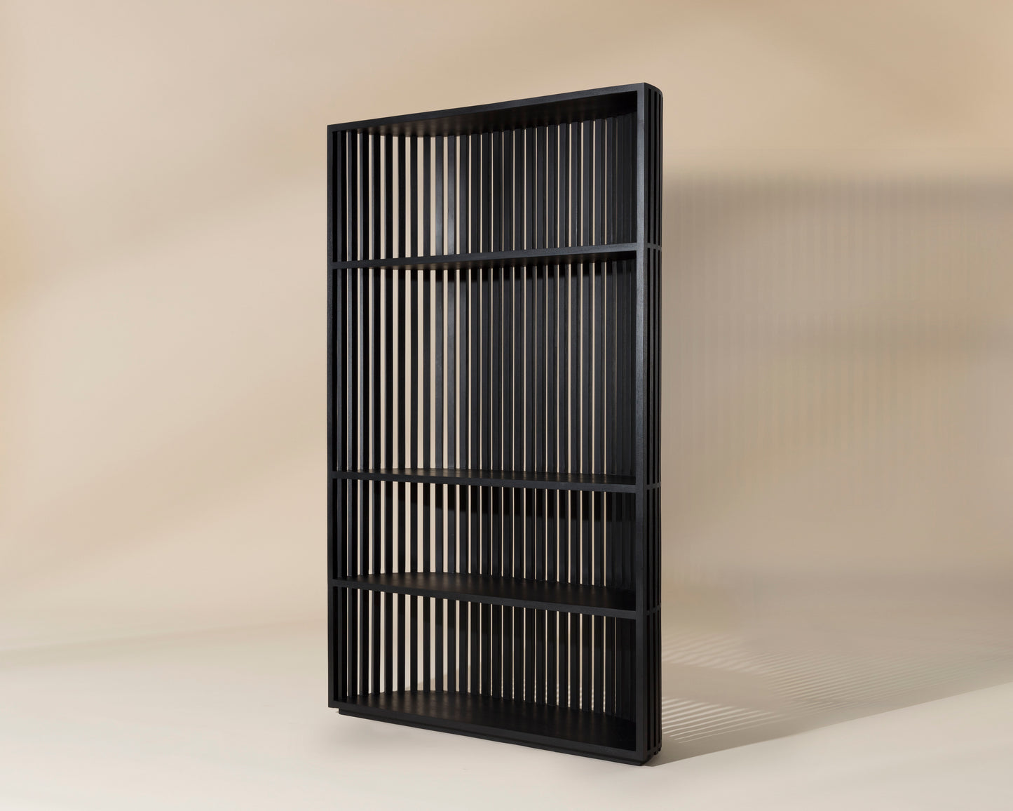 NAHLA TESSA BOOKCASE - BLACK