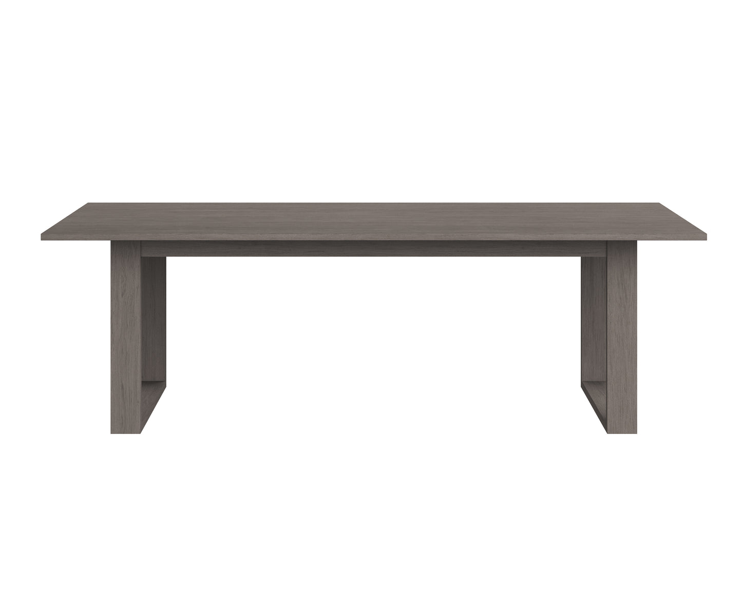 NAHLA TROPEA DINING TABLE - SMOKE GREY - 94"