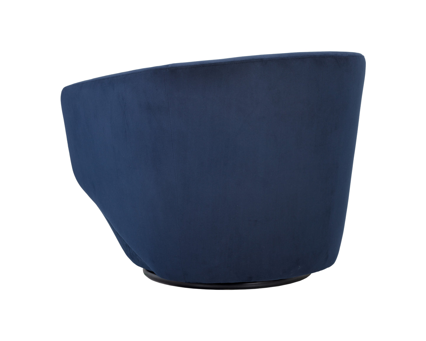 NAHLA TREVISO SWIVEL LOUNGE CHAIR - METROPOLIS BLUE