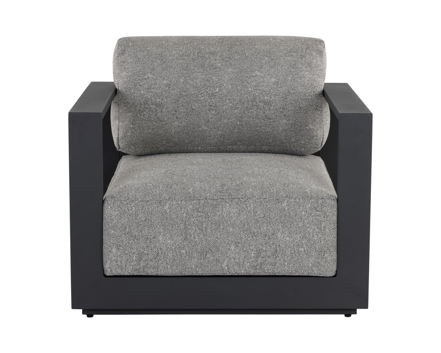 NAHLA TAVIRA ARMCHAIR - CHARCOAL - LANIKAI SALT AND PEPPER