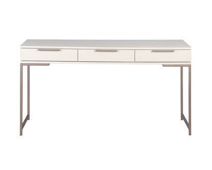 NAHLA REBEL DESK - CHAMPAGNE GOLD - CREAM