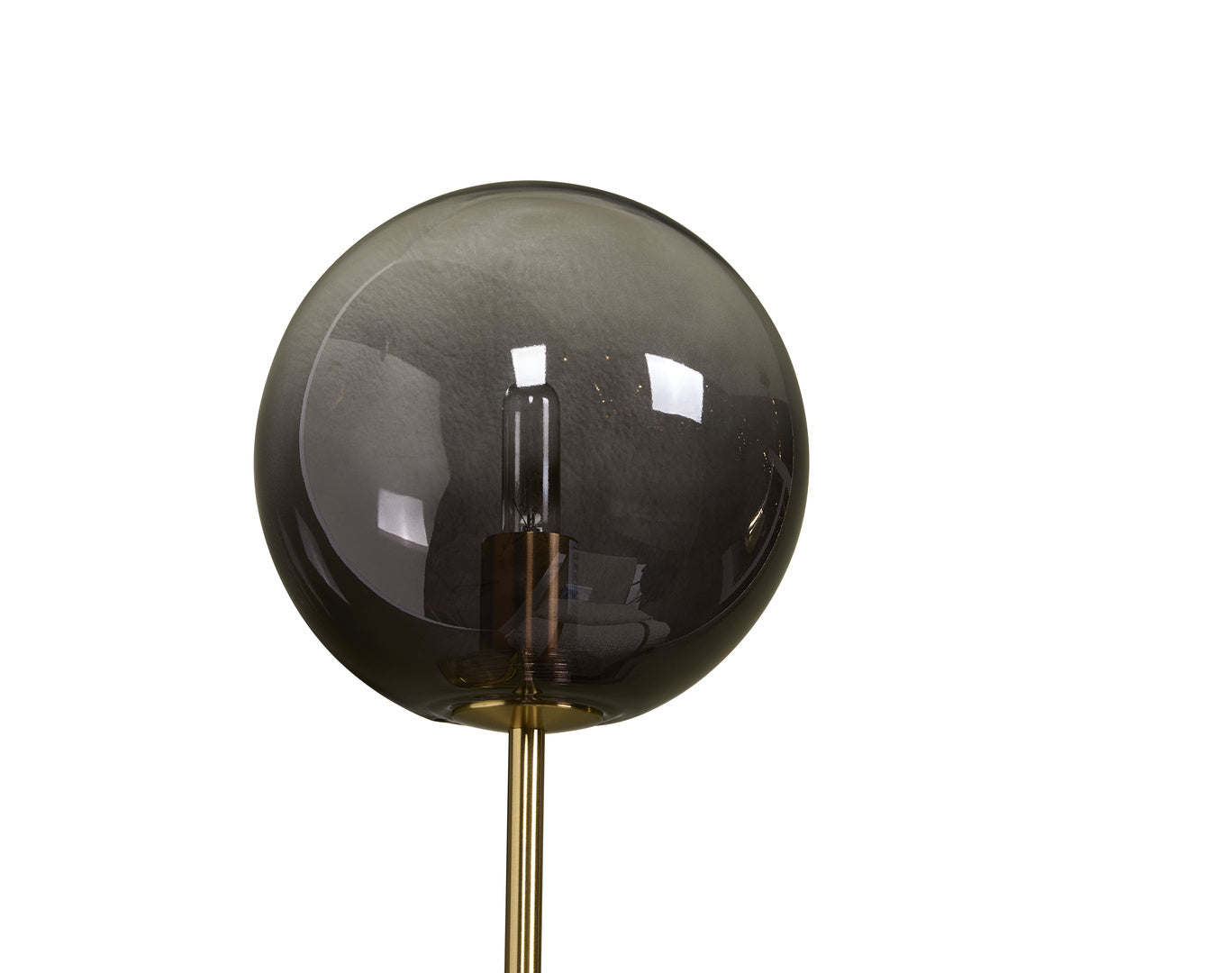 NAHLA IZORA SCONCE - BRASS - SMOKE GREY OMBRE