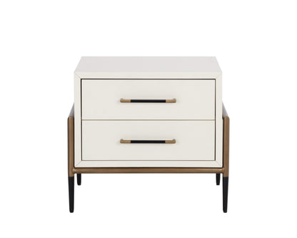 NAHLA WELDRICK NIGHTSTAND - OYSTER