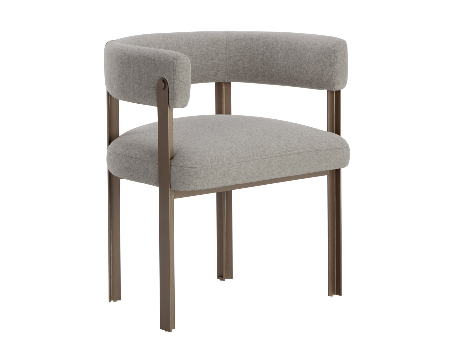 NAHLA MAE DINING ARMCHAIR - ERNST SANDSTONE