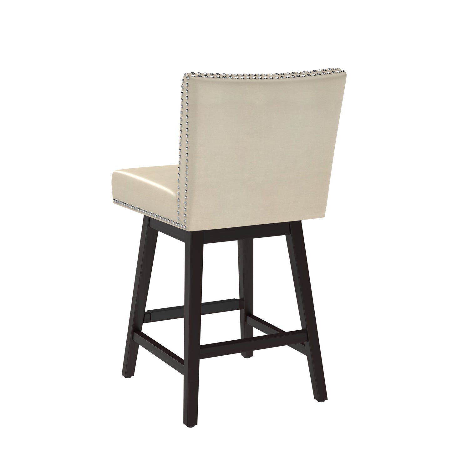 NAHLA VINTAGE SWIVEL COUNTER STOOL - CASTILLO CREAM