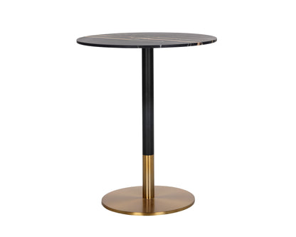 NAHLA MASSIE BAR TABLE - BLACK MARBLE