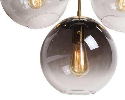 NAHLA KAMARA CHANDELIER - BRASS