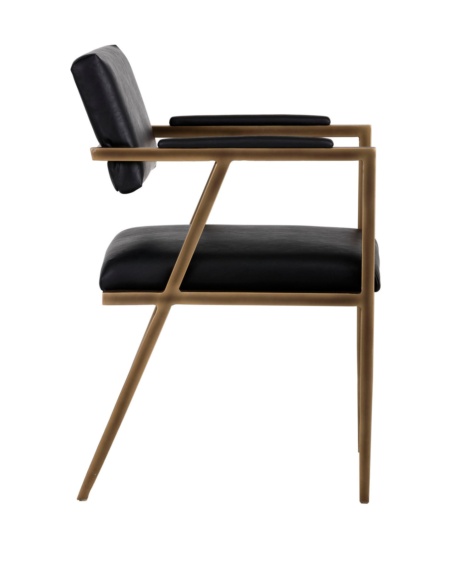 NAHLA VENTOUZ DINING ARMCHAIR - VINTAGE BLACK