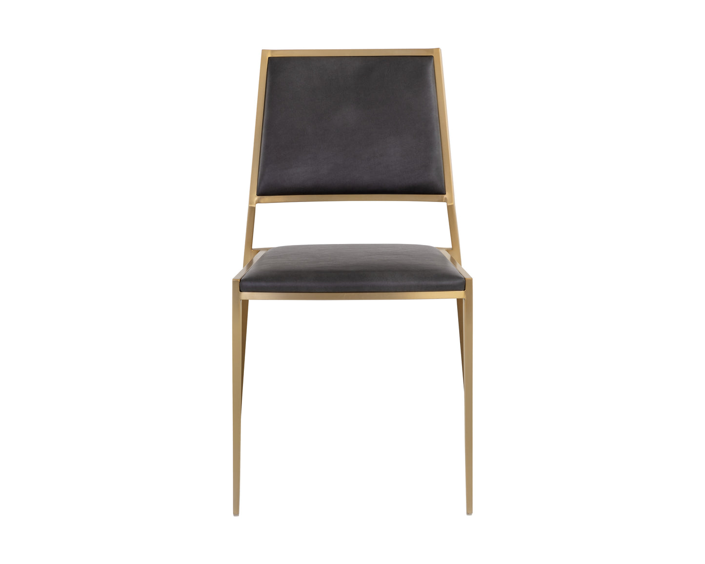 NAHLA ODILIA STACKABLE DINING CHAIR - BRAVO PORTABELLA