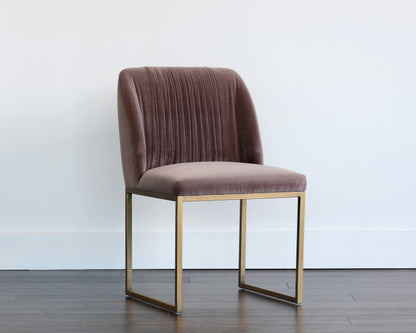 NAHLA NEVIN DINING CHAIR - BLUSH PURPLE