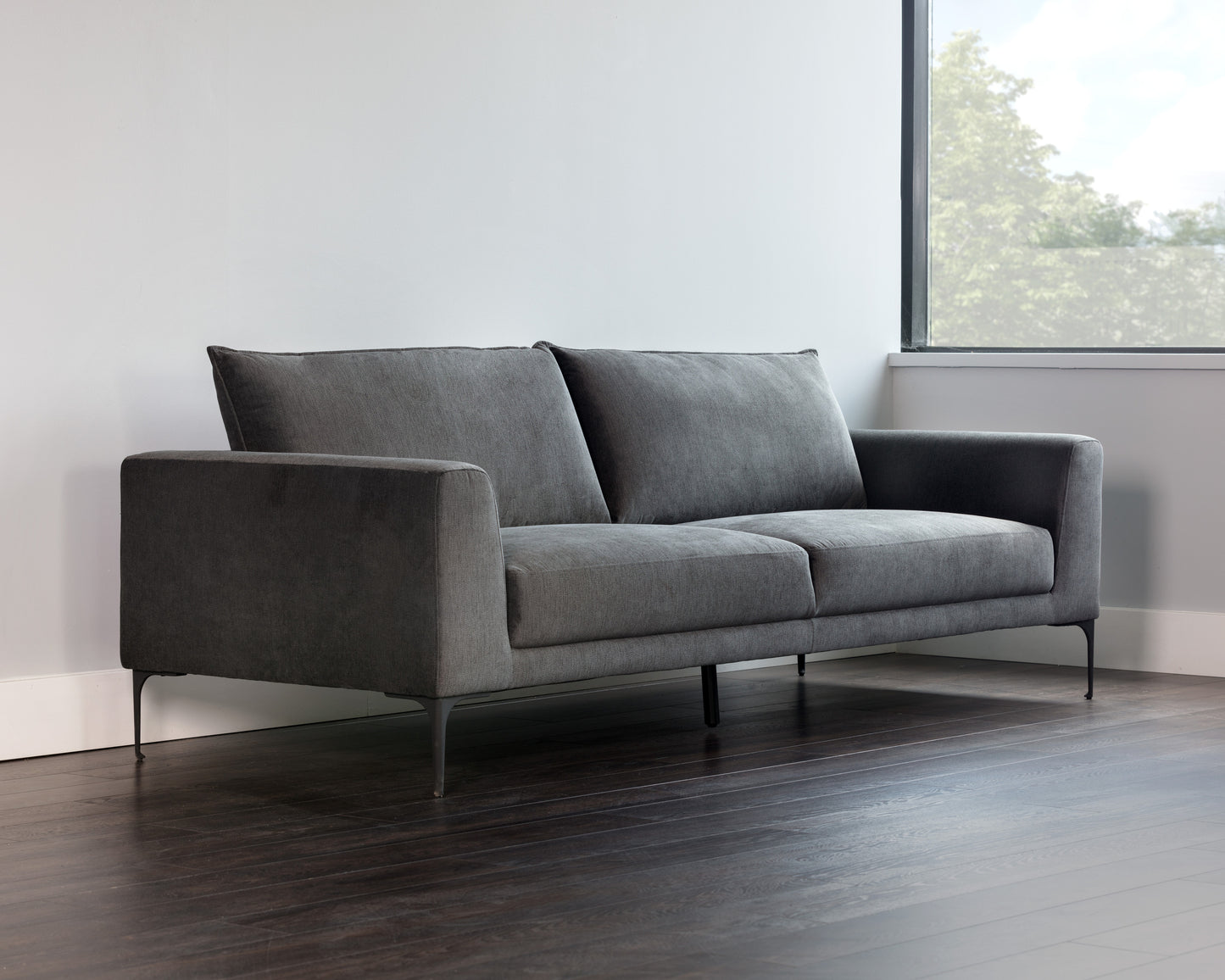 NAHLA VIRGO SOFA - POLO CLUB KOHL GREY