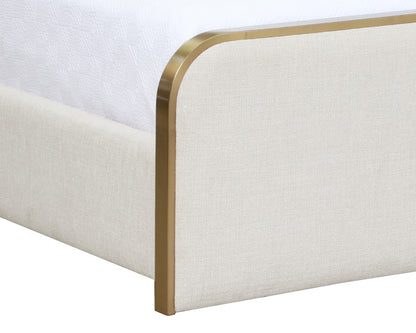 NAHLA TOMETI BED - QUEEN - CHACHA CREAM