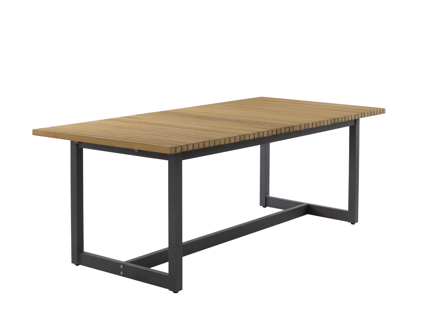 NAHLA GENEVE EXTENSION DINING TABLE - NATURAL - 80" to 104"