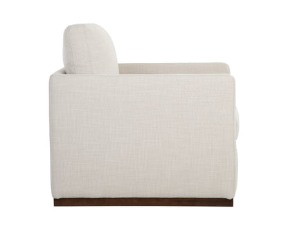 NAHLA PORTMAN SWIVEL LOUNGE CHAIR - EFFIE LINEN