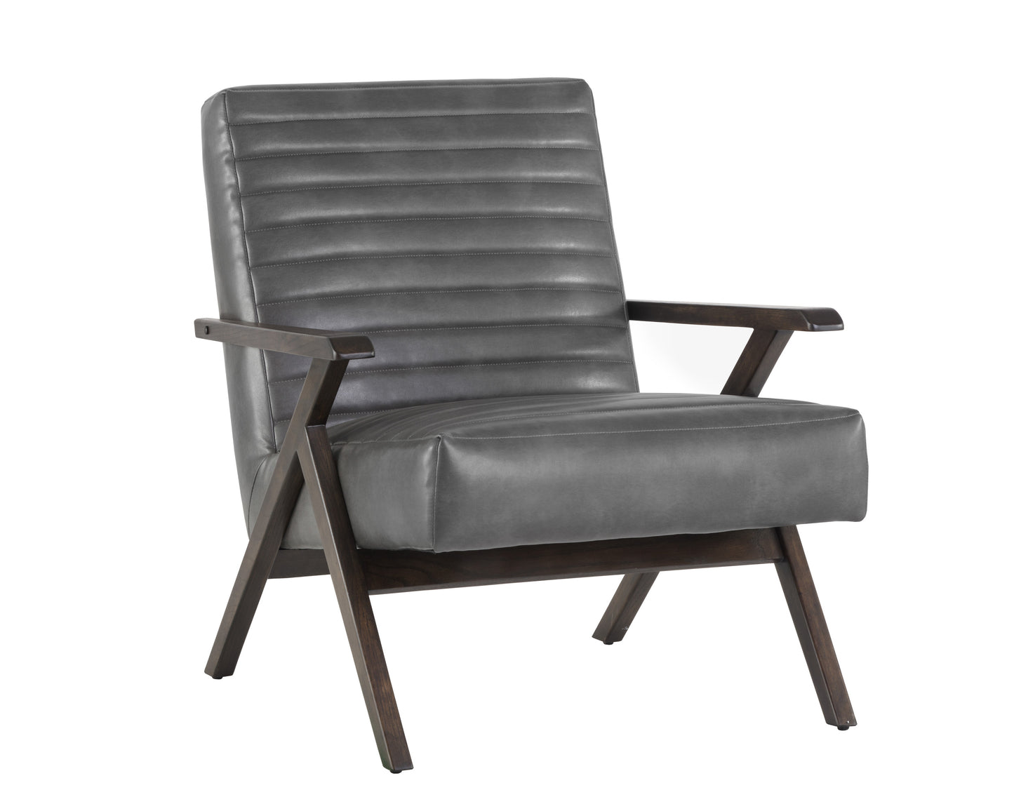 NAHLA PEYTON LOUNGE CHAIR - CANTINA MAGNETITE