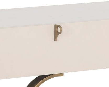 NAHLA CELINE CONSOLE TABLE - CREAM