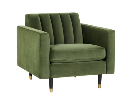 NAHLA YOSI ARMCHAIR - MOSS GREEN