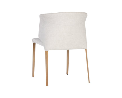 NAHLA ZAYDEN DINING CHAIR - BELFAST OATMEAL