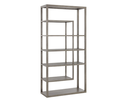 NAHLA KENZIE BOOKCASE - GREY