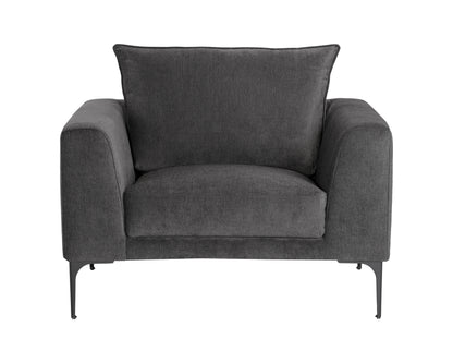 NAHLA VIRGO ARMCHAIR - POLO CLUB KOHL GREY