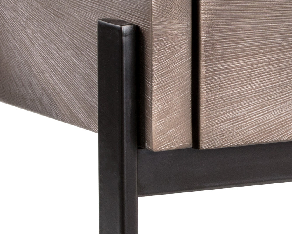 NAHLA MODENA NIGHTSTAND - SMALL - GUNMETAL