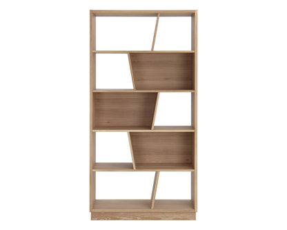 NAHLA JUDE BOOKCASE - RUSTIC OAK