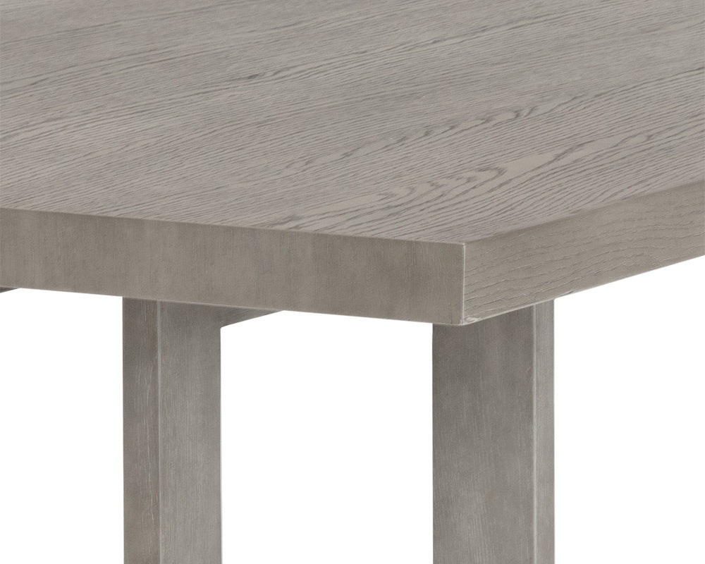 NAHLA DISERA DINING TABLE - ASH GREY - 96"