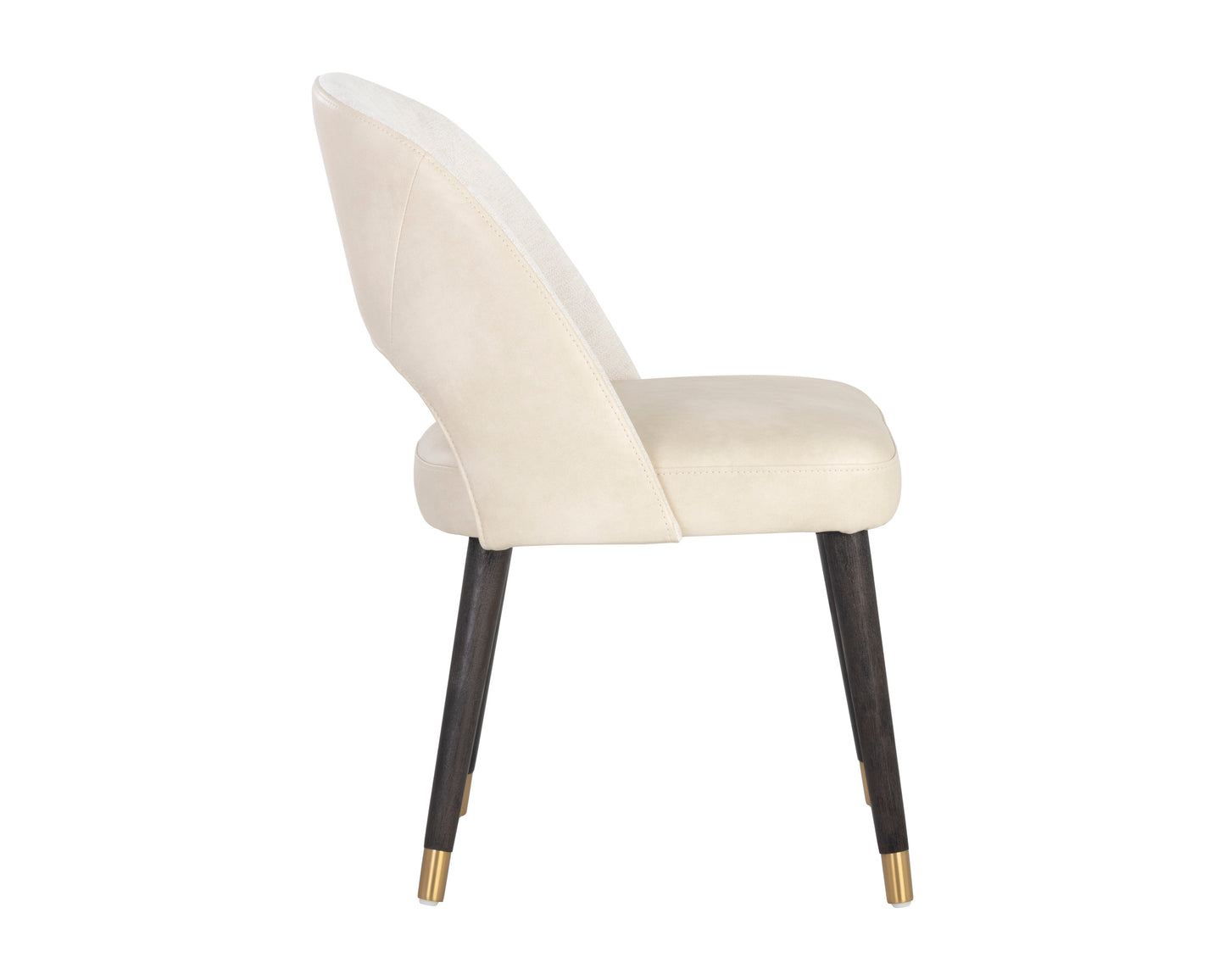 NAHLA MONAE DINING CHAIR - BRAVO CREAM / POLO CLUB MUSLIN