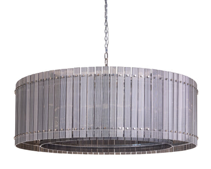 NAHLA KORE CHANDELIER - LARGE - NICKEL - SMOKE GREY