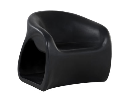 NAHLA ORSON LOUNGE CHAIR - BLACK