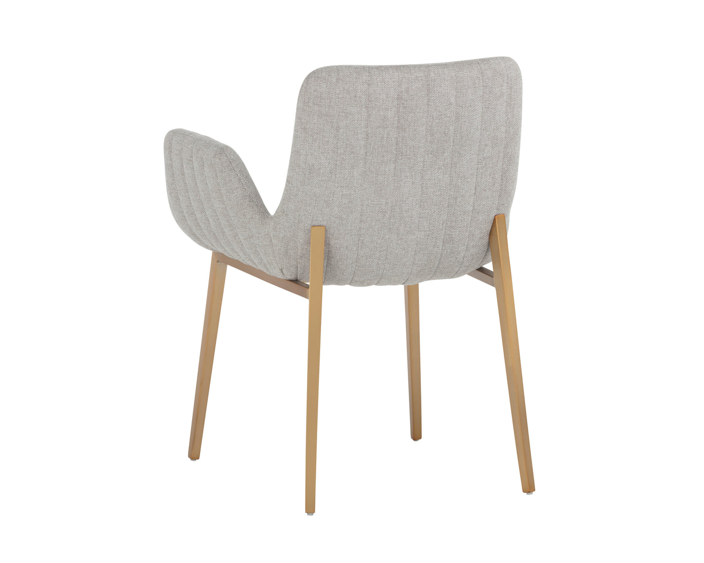 NAHLA LUCANO DINING ARMCHAIR - BELFAST HEATHER GREY