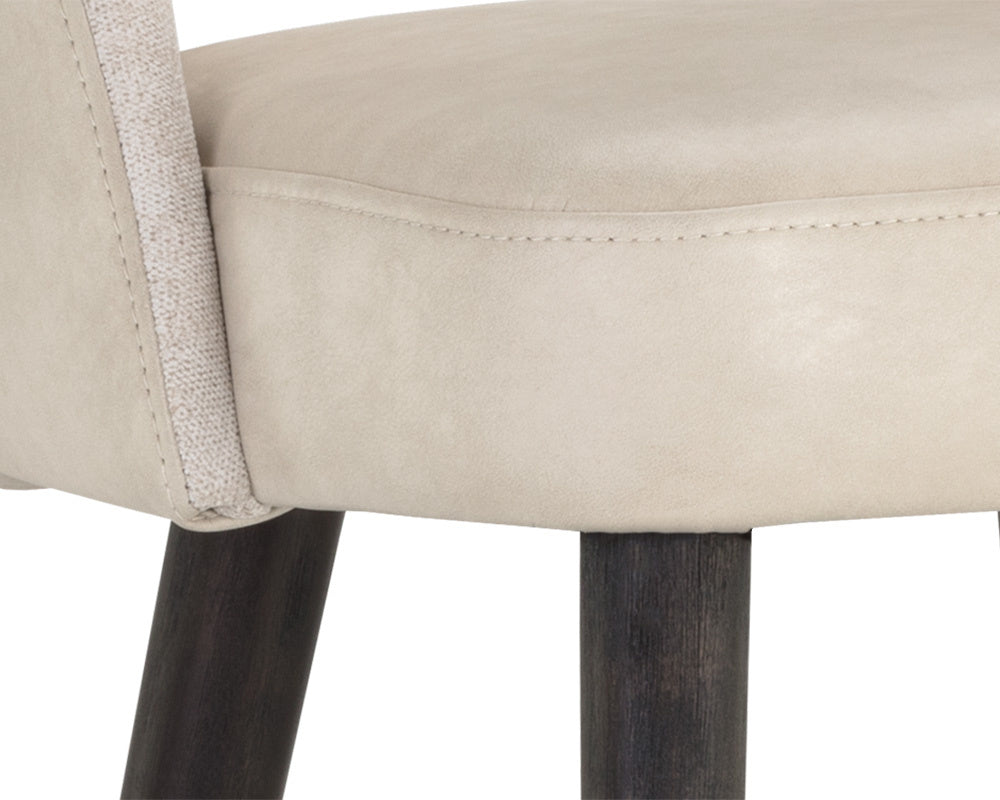 NAHLA MONAE COUNTER STOOL - BRAVO CREAM / POLO CLUB MUSLIN