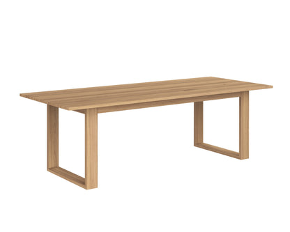 NAHLA TROPEA DINING TABLE - NATURAL - 94"