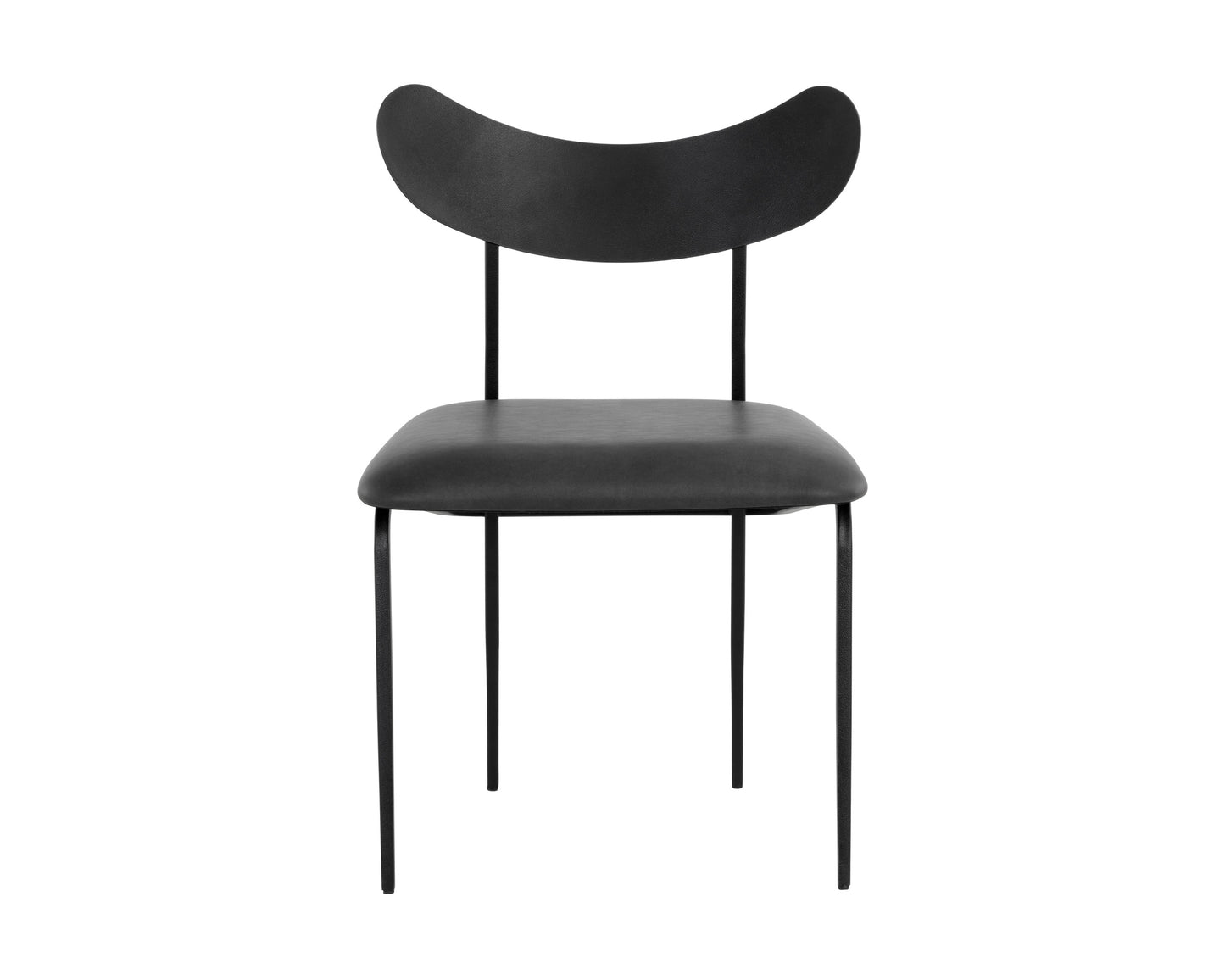 NAHLA GIBBONS DINING CHAIR - BLACK - BRAVO PORTABELLA