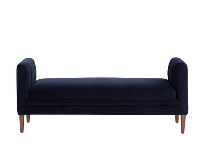 NAHLA YOSI BENCH - AUBURN BROWN - ABBINGTON NAVY