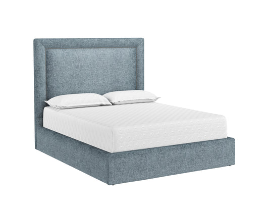 NAHLA NYLAH BED - QUEEN - BERGEN FRENCH BLUE