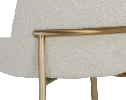 NAHLA ZEKE COUNTER STOOL - ANTIQUE BRASS - BERGEN IVORY