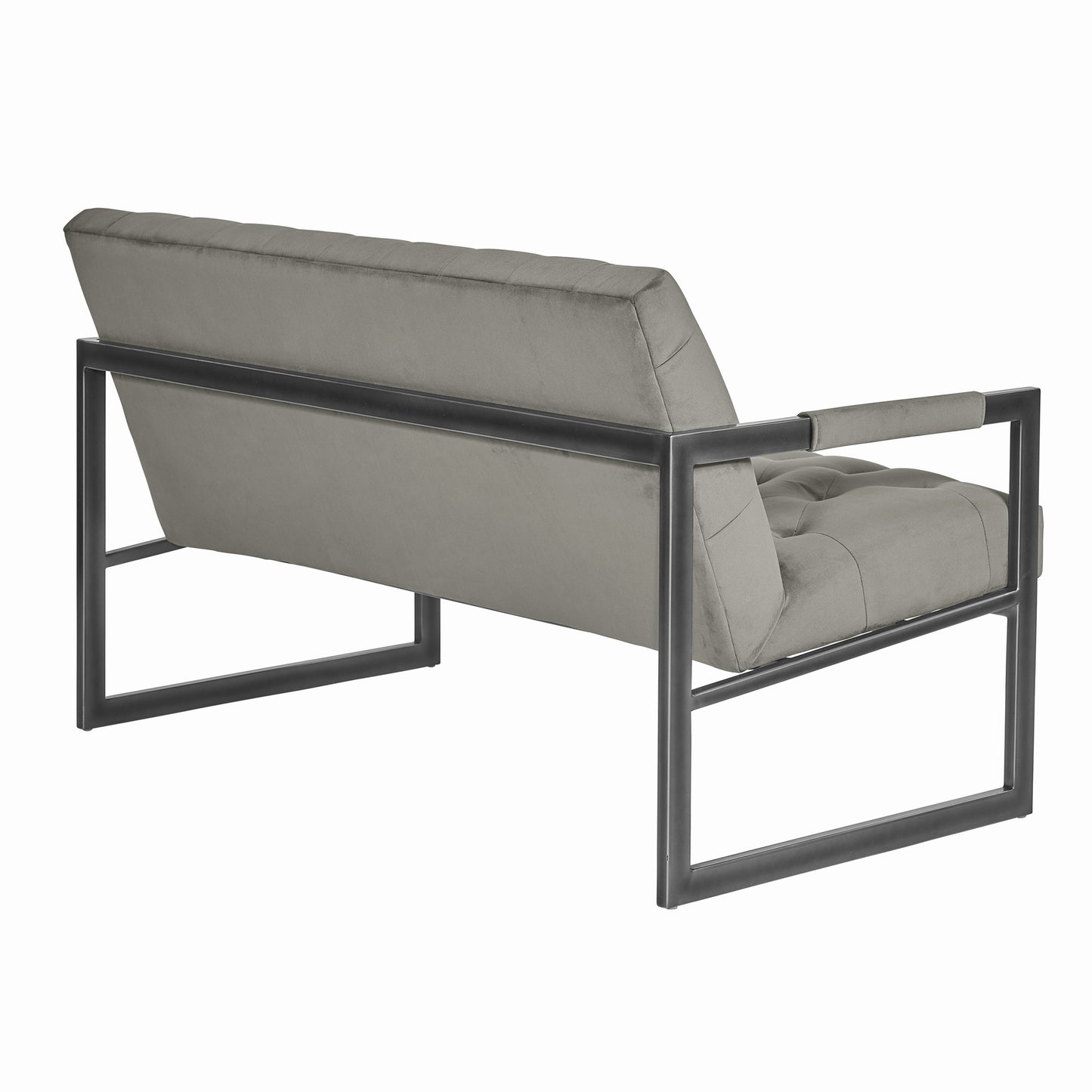 NAHLA MONDE 2 SEATER LOUNGE CHAIR - ANTONIO CHARCOAL