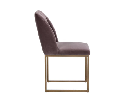 NAHLA NEVIN DINING CHAIR - BLUSH PURPLE