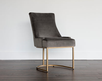 NAHLA FLORENCE DINING CHAIR - PICCOLO PEBBLE