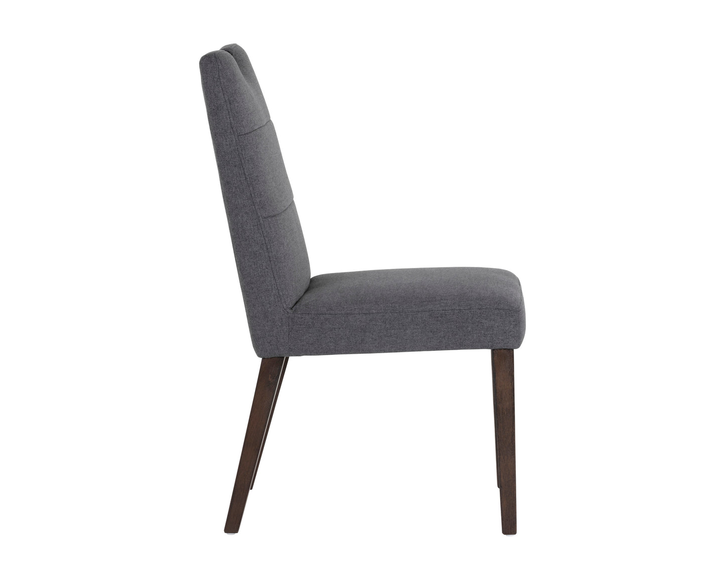 NAHLA TORY DINING CHAIR - DARK GREY