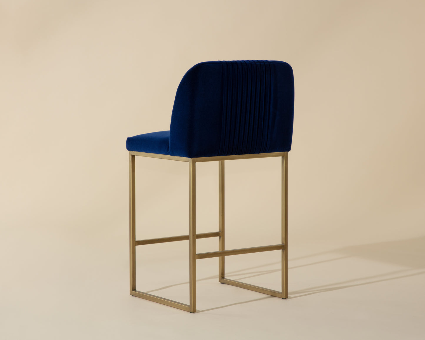 NAHLA NEVIN COUNTER STOOL - SAPPHIRE BLUE