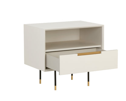 NAHLA DANBURY NIGHTSTAND - MODERN CREAM