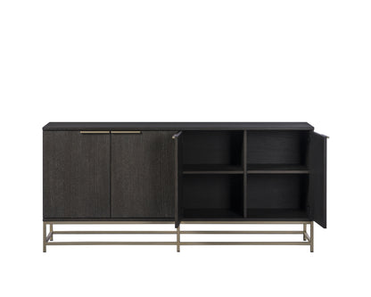 NAHLA REBEL SIDEBOARD - LARGE - GOLD - CHARCOAL GREY