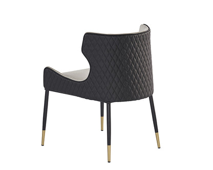 NAHLA GIANNI DINING CHAIR - DILLON STRATUS / DILLON BLACK