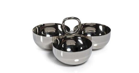 Aperitifs Cocktail Condiment Bowl Set - Polished Nickel