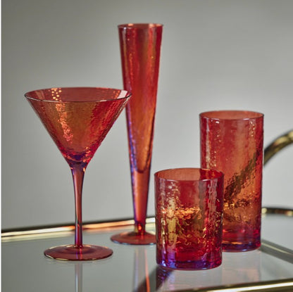 Aperitivo Highball Glass - Luster Red